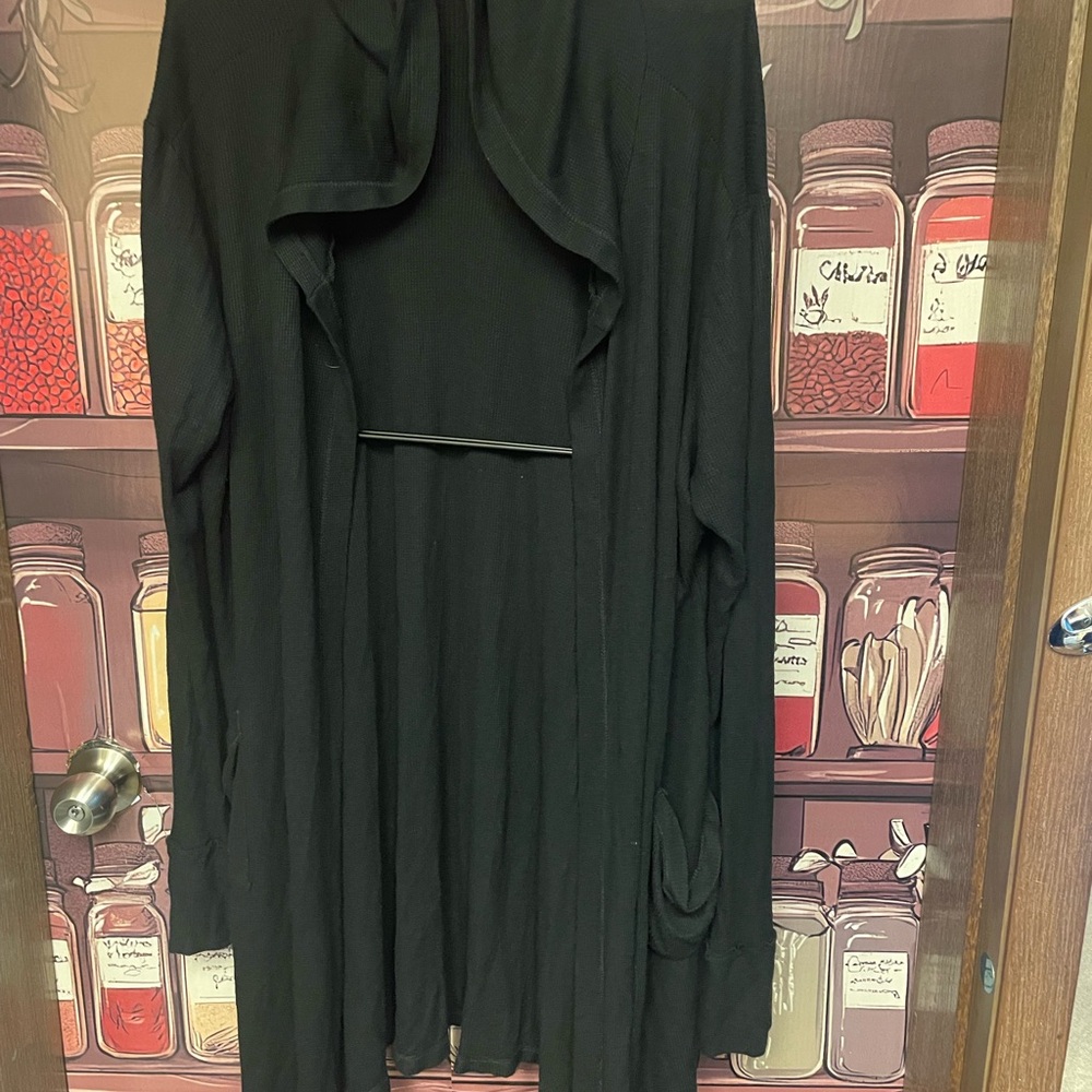 Fashion Nova Classic Black Knit Cardigan
